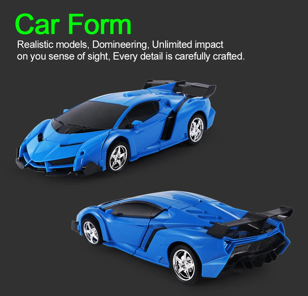 Electric RC Car 2 In 1 Transformation Robots Sports Vehicle