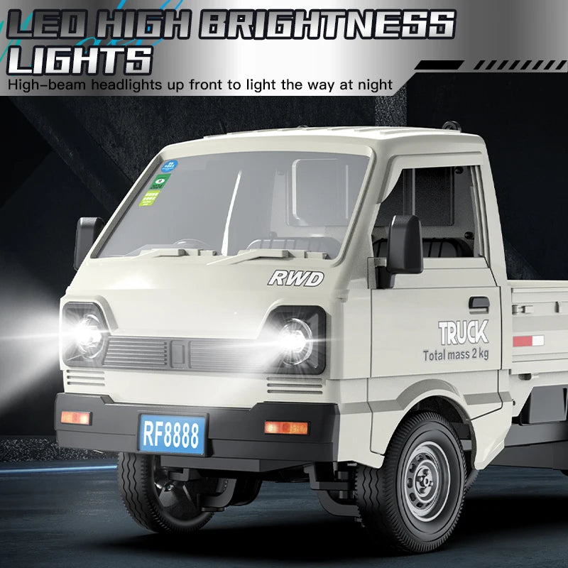 1:16 2.4GHZ RC Car Simulation Climbing Truck With Spray and LED Lights