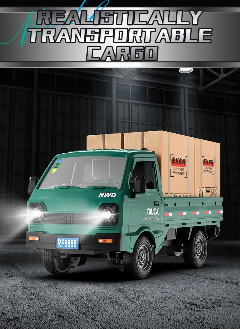1:16 2.4GHZ RC Car Simulation Climbing Truck With Spray and LED Lights
