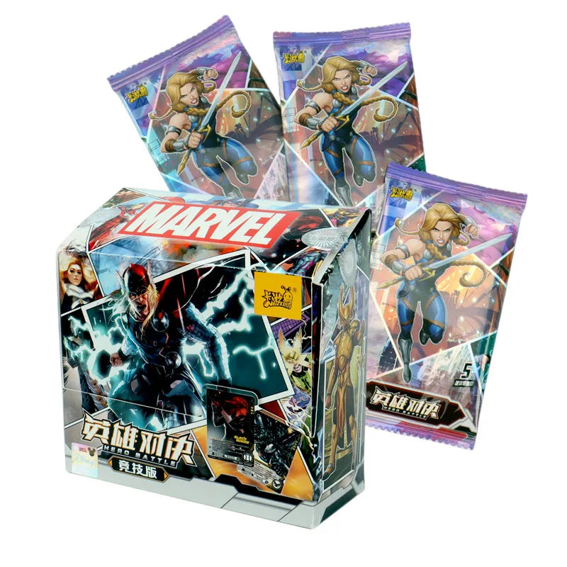 Marvel Card Avengers Set Card Spider-Man, Iron Man