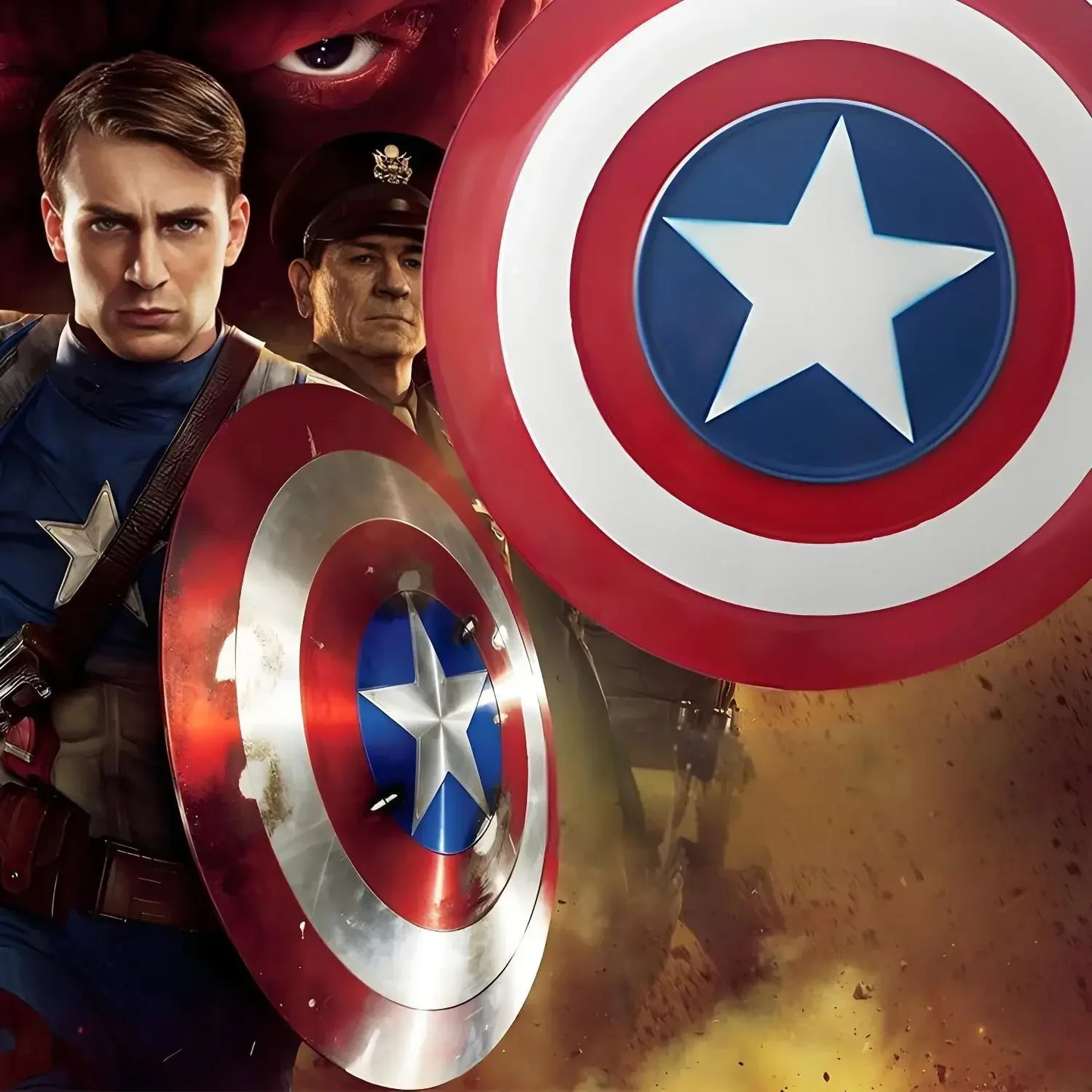 Marvel Captain America Superhero Shield Premium Version Model Peripherals