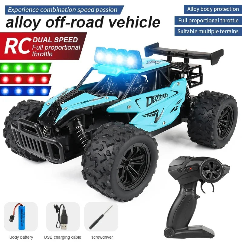 1:16 2.4G 20km/H Model With LED Lights 2wd Off-Road Remote Control car