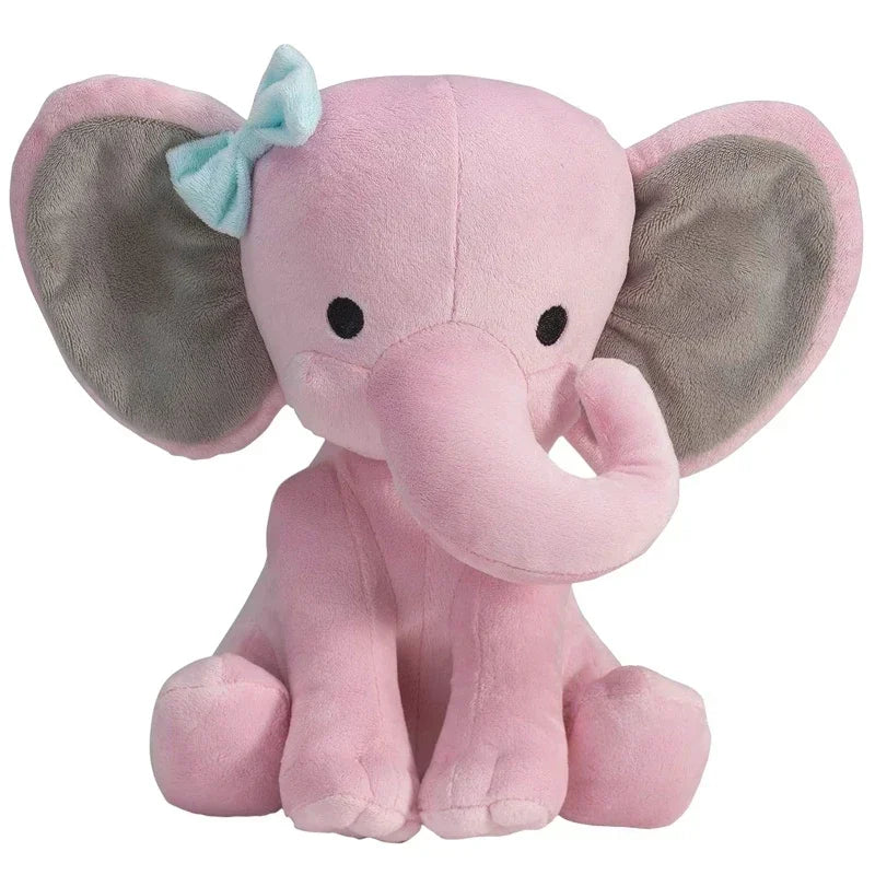 25cm Gray Elephant Kawaii Soft Sleeping Stuffed Plushie