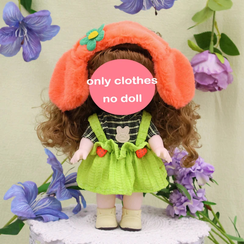 Dolls Toys Girl Doll Big Head Cute Baby Festival Gift Reborn Kids Dolls For Girls 25cm