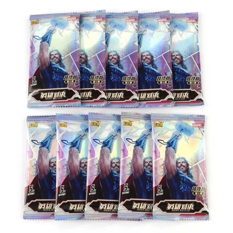Marvel Card Avengers Set Card Spider-Man, Iron Man