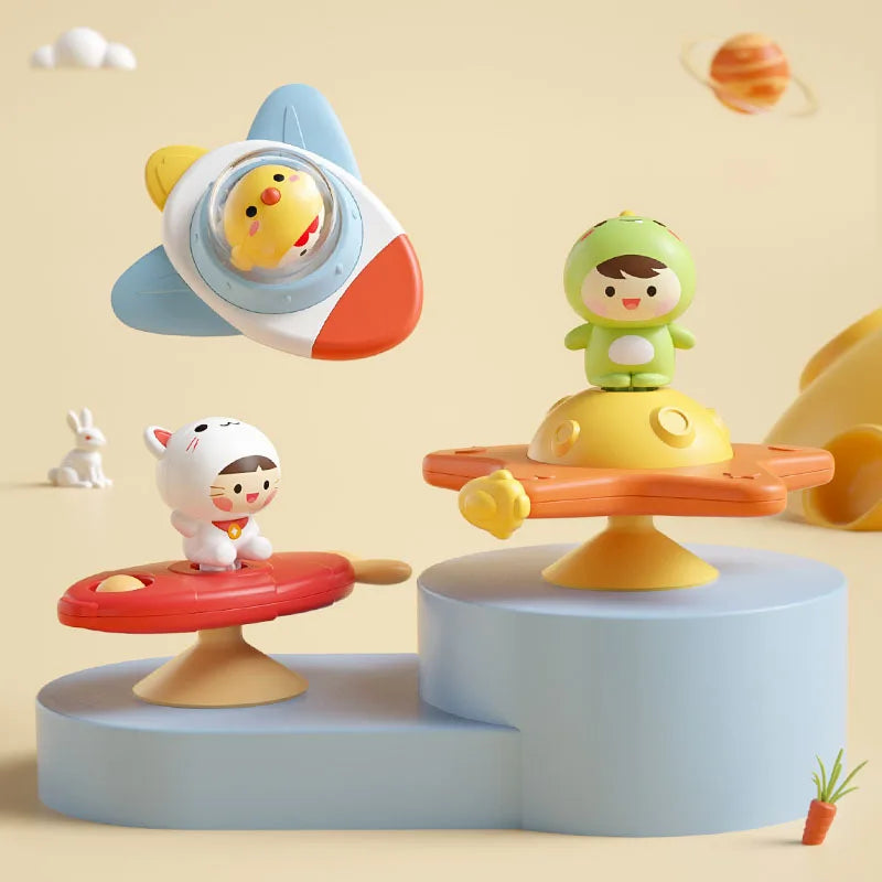 Montessori Toys for Toddlers Games Sensory Toy Funny Suction Cup Spinner