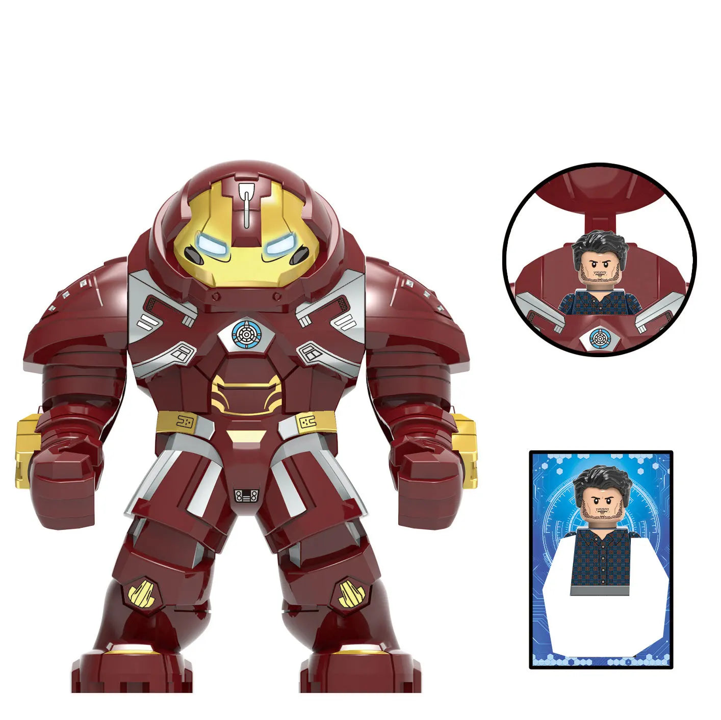 Avenger Superhero Building Block Thor Green Giant Wolverine Action Doll