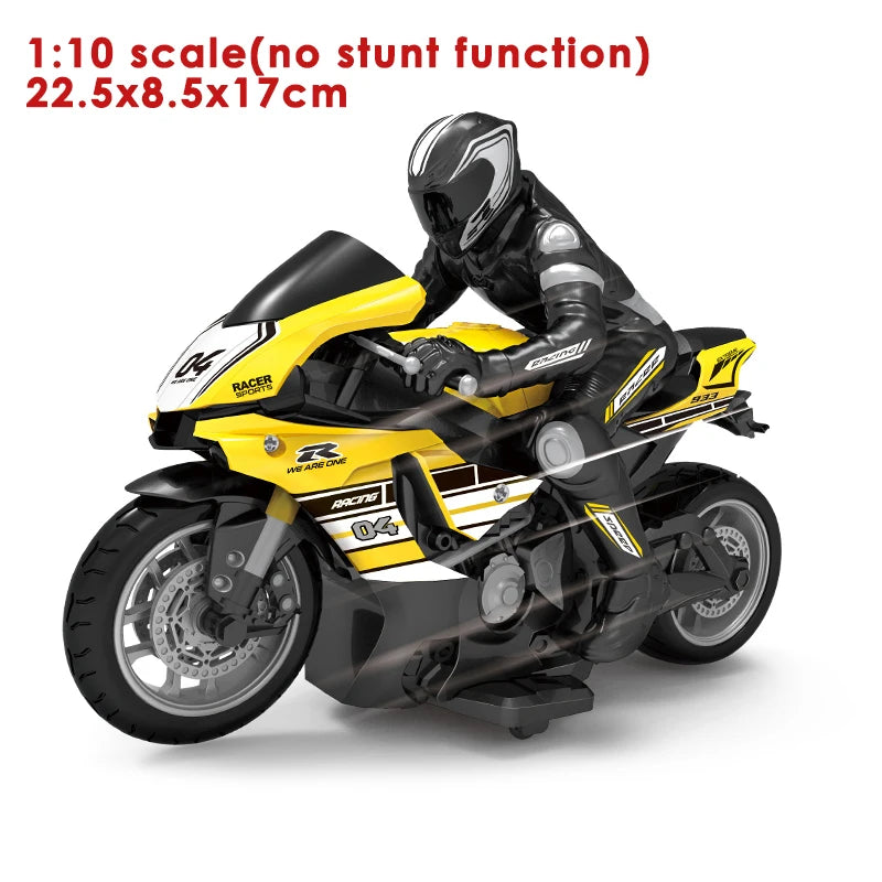 RC Motorcycles Toys, 1/6 Electric, High Speed 4CH Remote Control