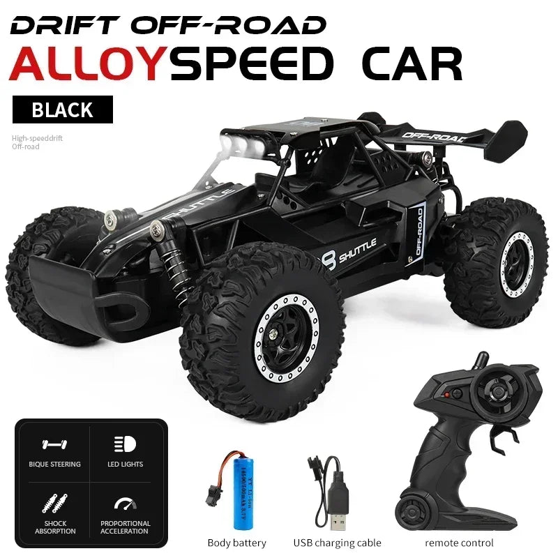 New RC Car 1:16 2.4Gh 20KM/H Model With LED Lights 2WD Off-road Remote Control