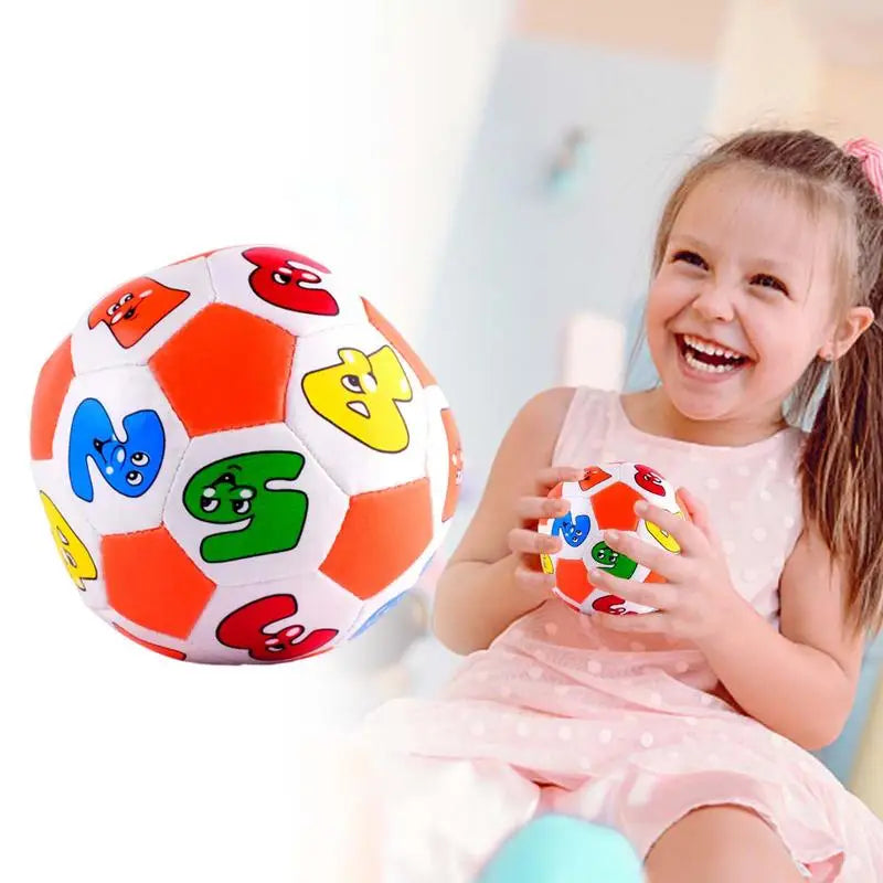 Toddler Number Learning Ball Toy Small Soccer Ball Stress Relief Sensory Toys Children