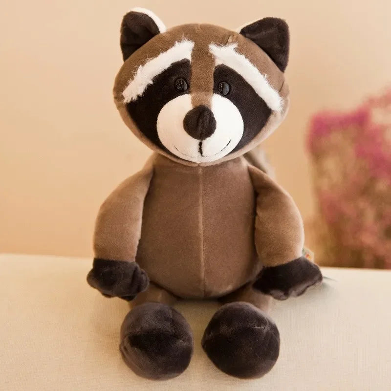 25CM Kawaii Jungle Animal Plush Forest Animal Dog Zebra Elephant Lion Fox Giraffe