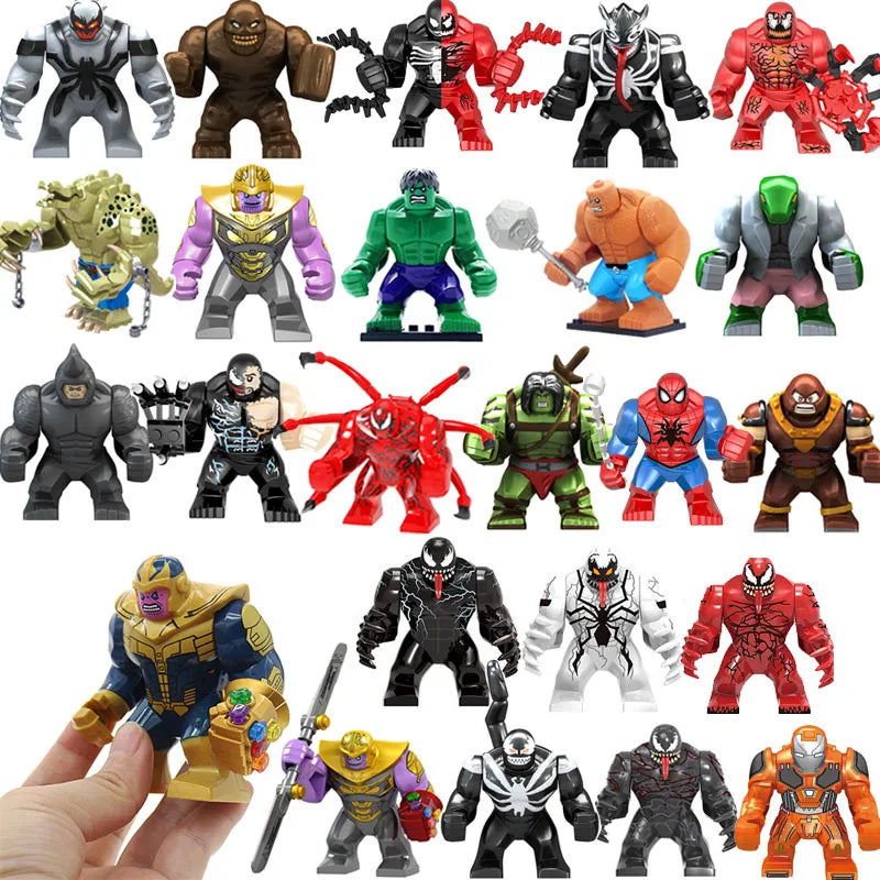 Avenger Superhero Building Block Thor Green Giant Wolverine Action Doll
