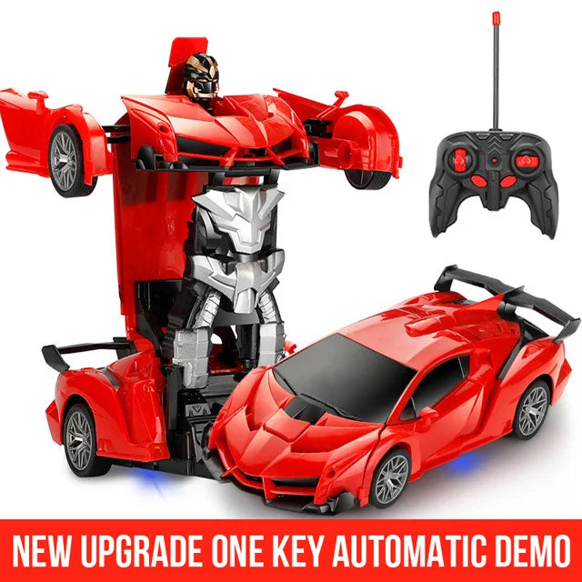 Electric RC Car 2 In 1 Transformation Robots Sports Vehicle