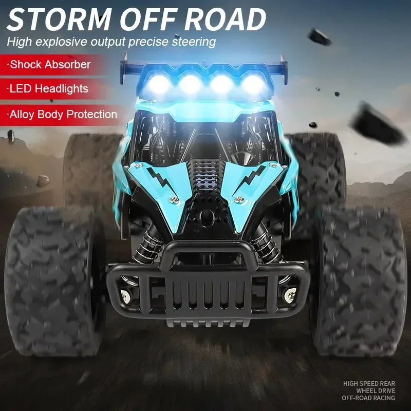 1:16 2.4G 20km/H Model With LED Lights 2wd Off-Road Remote Control car