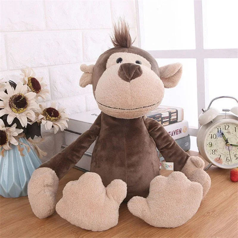 25CM Jungle Animal Plush Toys Plush Dog Zebra Elephant Lion Fox Giraffe