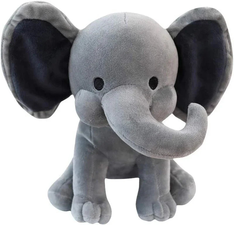 25cm Gray Elephant Kawaii Soft Sleeping Stuffed Plushie