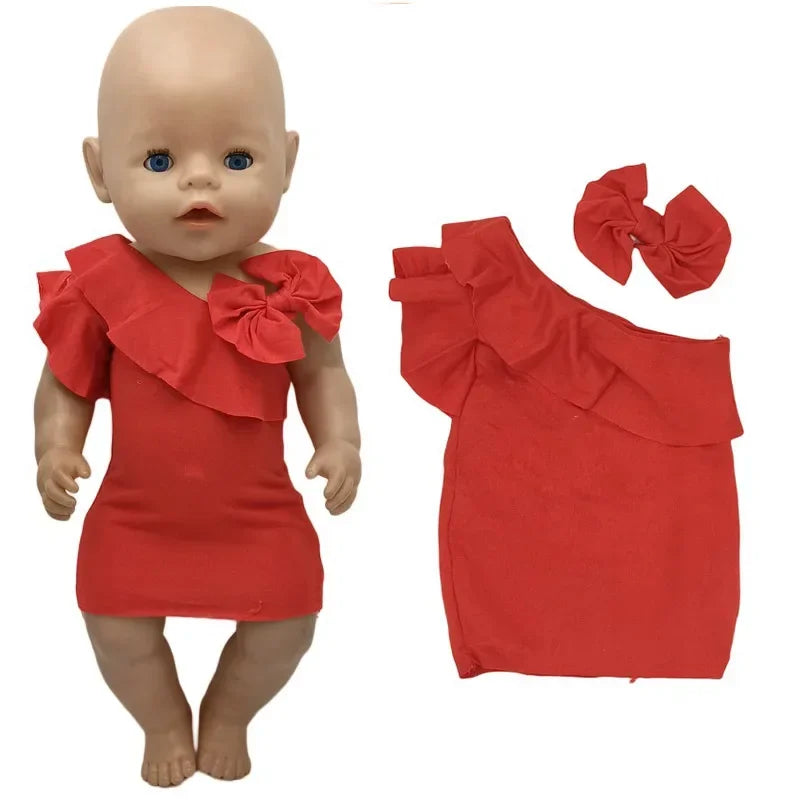 38cm Doll Clothes Pants Elephant Set for 17 Inch Doll Pajama Set Toys Wear