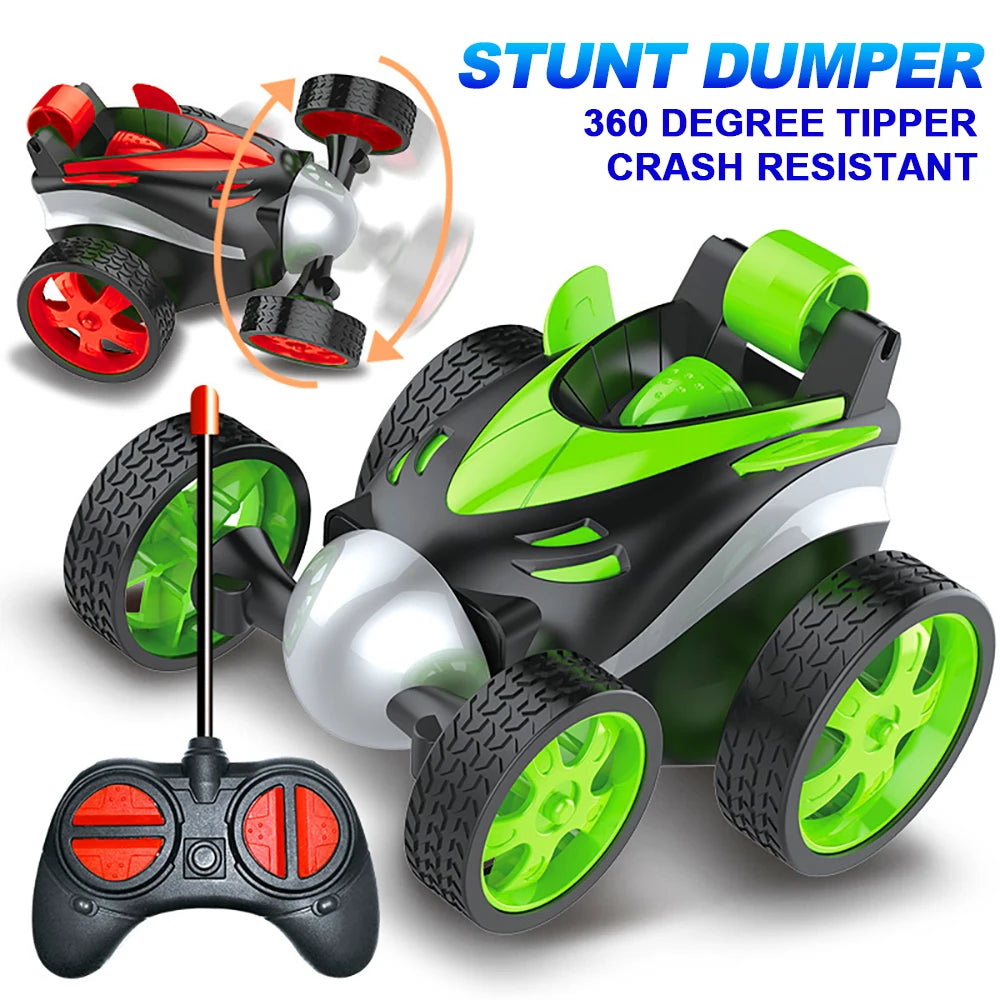 Remote Control Car - Rc Stunt Car, 360 Degree Rotation Racing Car, Flip and Roll