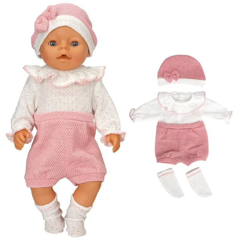 38cm Doll Clothes Pants Elephant Set for 17 Inch Doll Pajama Set Toys Wear