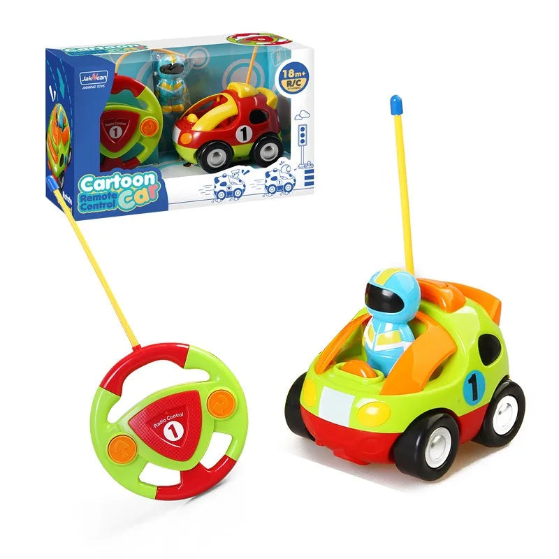 Toddlers Radio Control Toy with Driver Doll RC Race Car