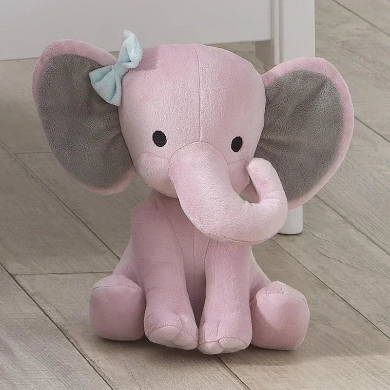 25cm Gray Elephant Kawaii Soft Sleeping Stuffed Plushie