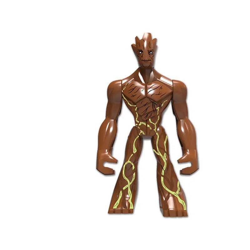 Avenger Superhero Building Block Thor Green Giant Wolverine Action Doll
