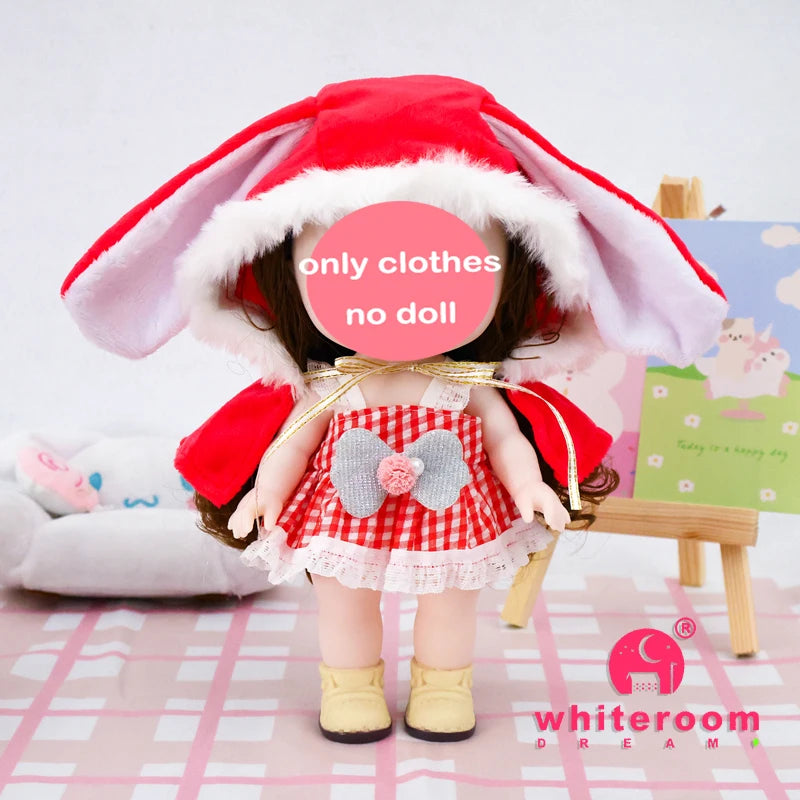 Dolls Toys Girl Doll Big Head Cute Baby Festival Gift Reborn Kids Dolls For Girls 25cm