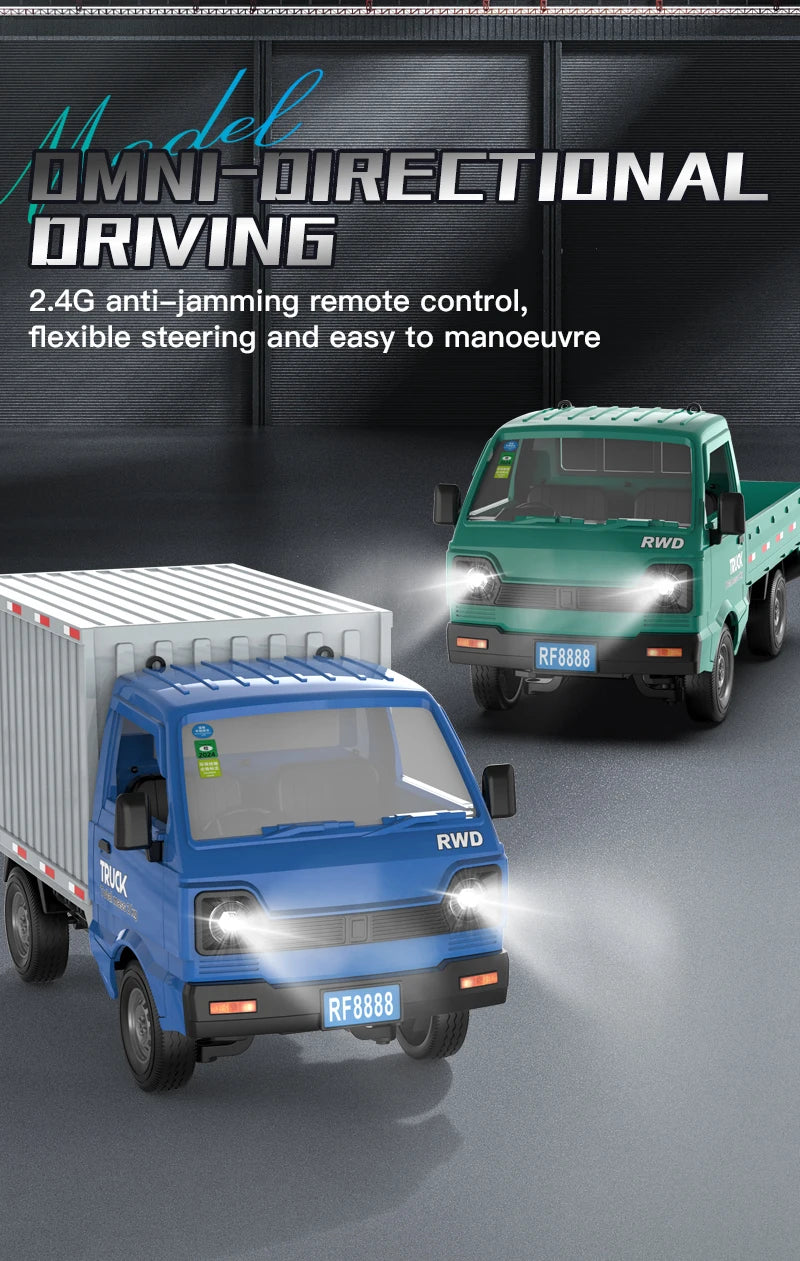 1:16 2.4GHZ RC Car Simulation Climbing Truck With Spray and LED Lights