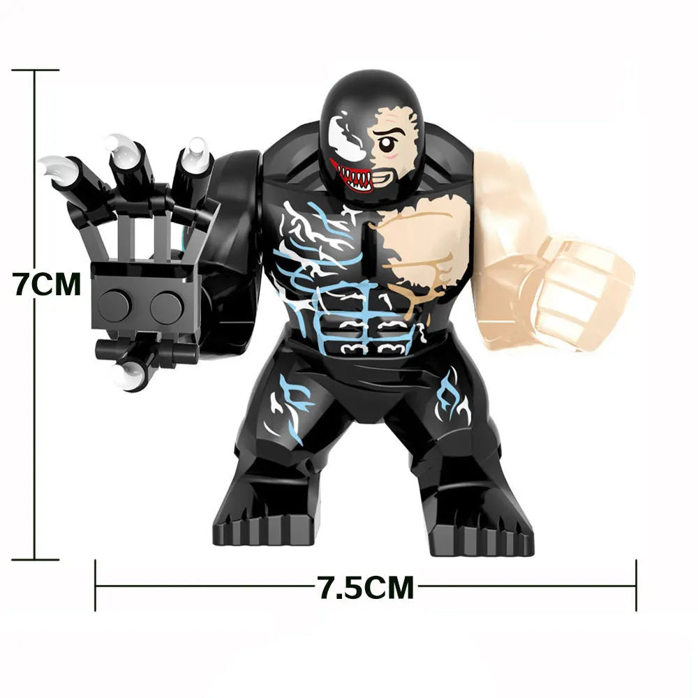 Avenger Superhero Building Block Thor Green Giant Wolverine Action Doll