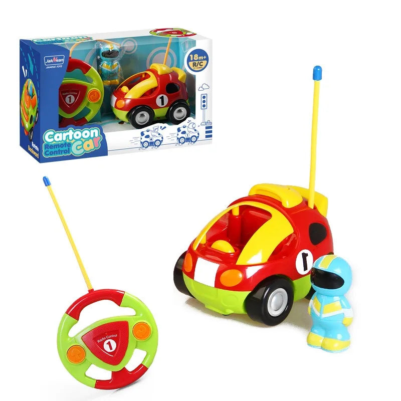 Toddlers Radio Control Toy with Driver Doll RC Race Car