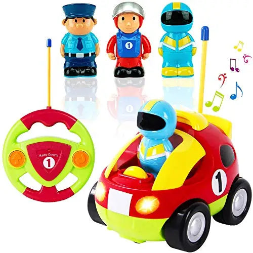 Toddlers Radio Control Toy with Driver Doll RC Race Car