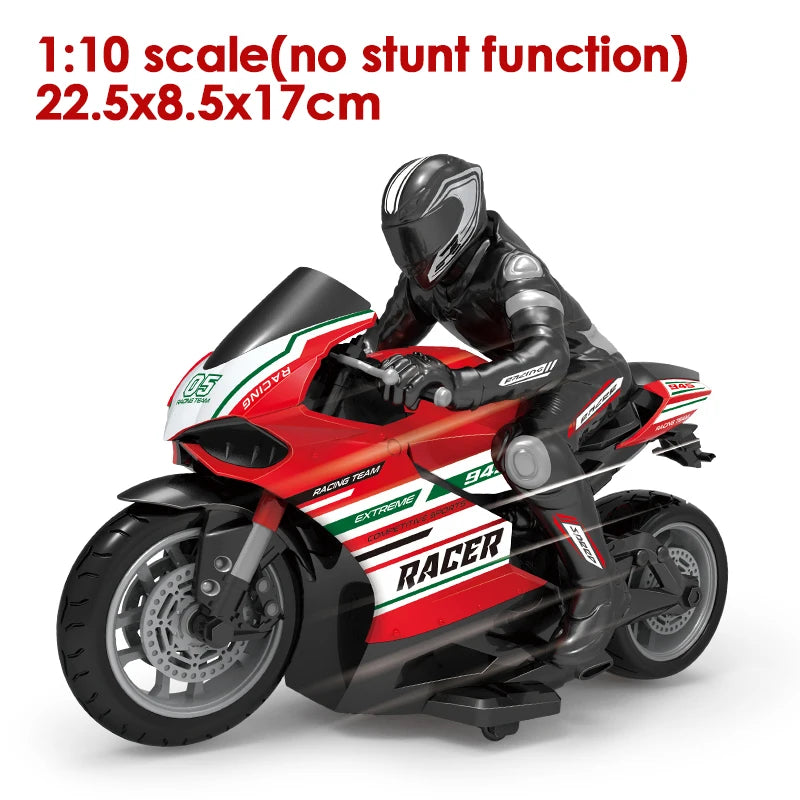 RC Motorcycles Toys, 1/6 Electric, High Speed 4CH Remote Control
