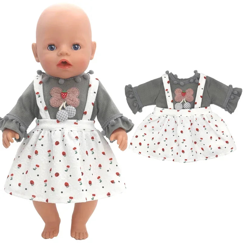 38cm Doll Clothes Pants Elephant Set for 17 Inch Doll Pajama Set Toys Wear