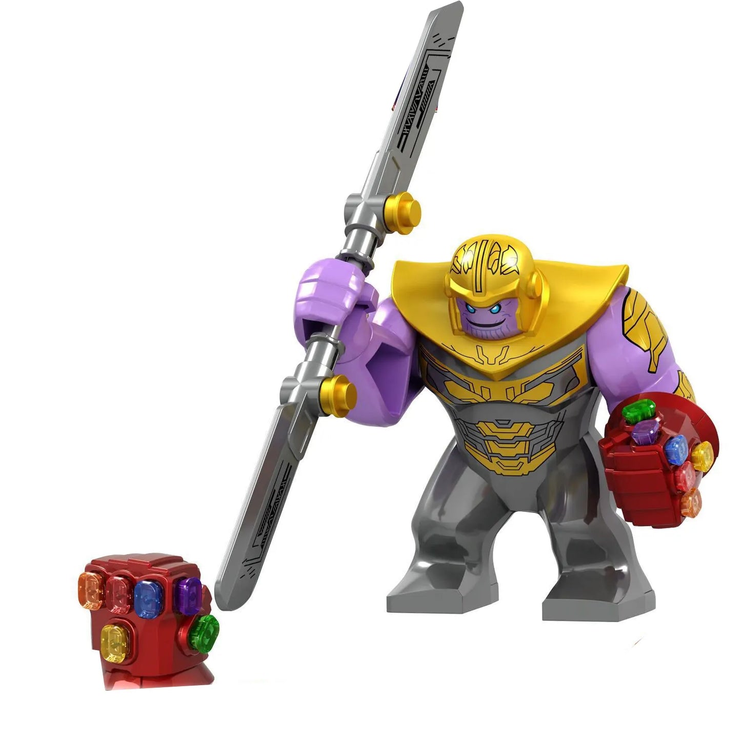 Avenger Superhero Building Block Thor Green Giant Wolverine Action Doll