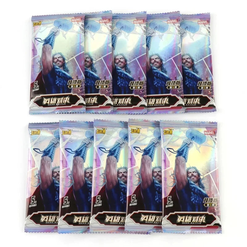 Marvel Card Avengers Set Card Spider-Man, Iron Man