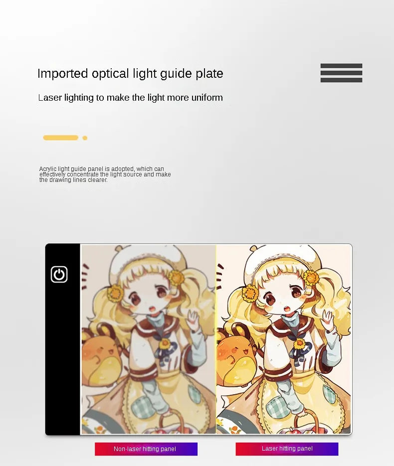 3-Level Led Drawing Copy Pad Board game, Toy, Painting