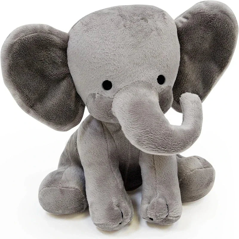 25cm Gray Elephant Kawaii Soft Sleeping Stuffed Plushie