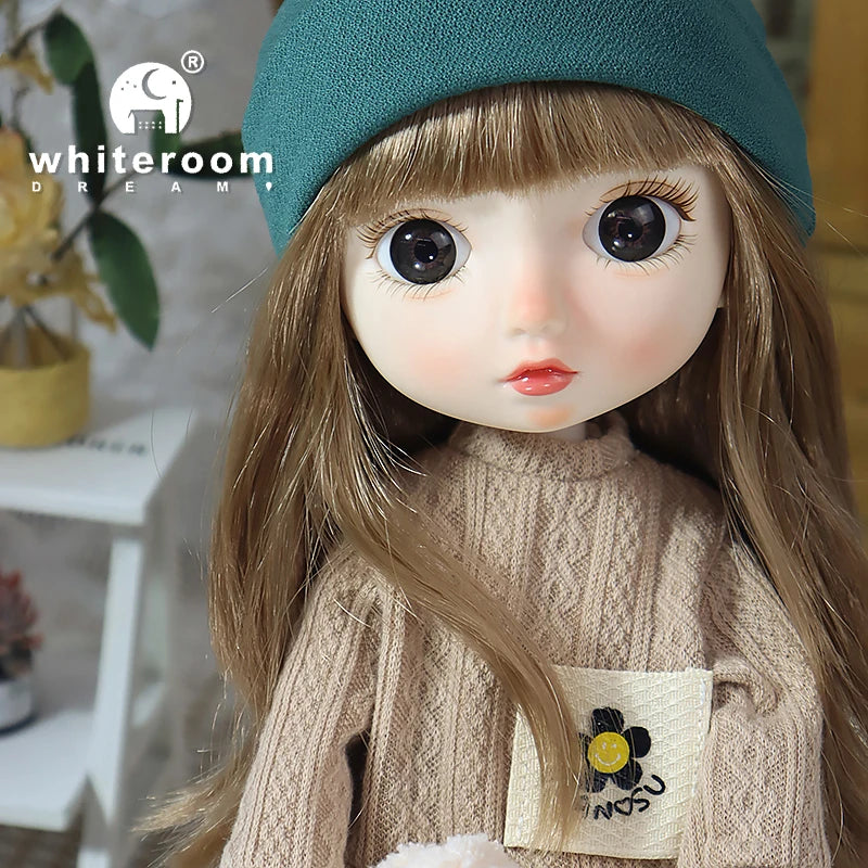 Dolls Toys Girl Doll Big Head Cute Baby Festival Gift Reborn Kids Dolls For Girls 25cm
