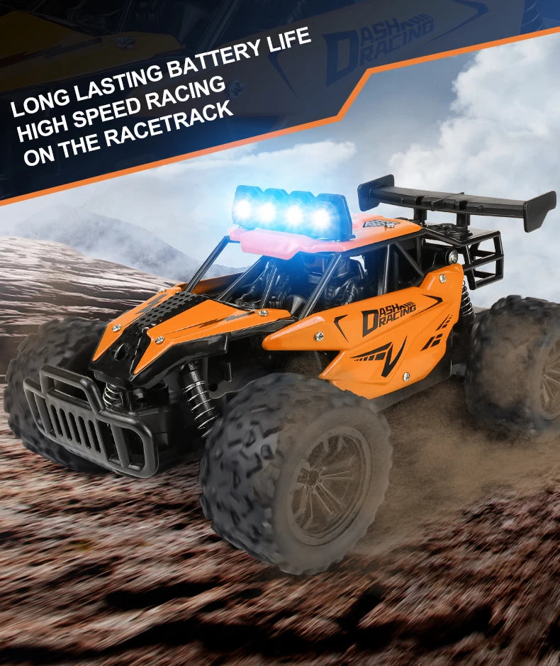 1:16 2.4G 20km/H Model With LED Lights 2wd Off-Road Remote Control car