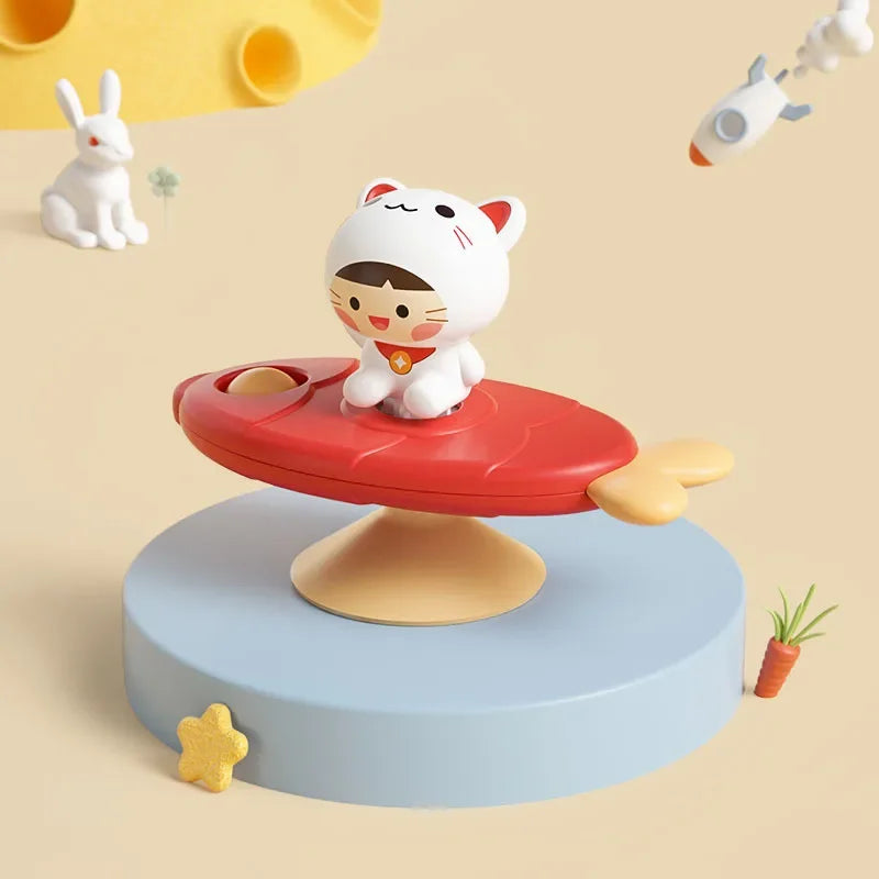 Montessori Toys for Toddlers Games Sensory Toy Funny Suction Cup Spinner