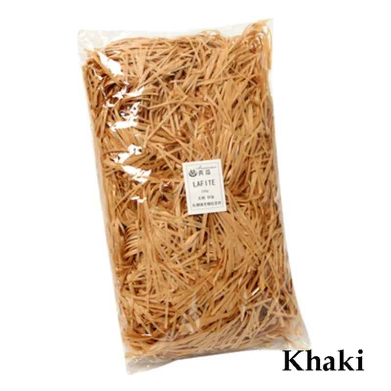 100g Colorful Shred Crinkle Paper Raffia Shredded Confetti Birthday Gift Box Filling Material Wedding Party DIY Packaging Decor