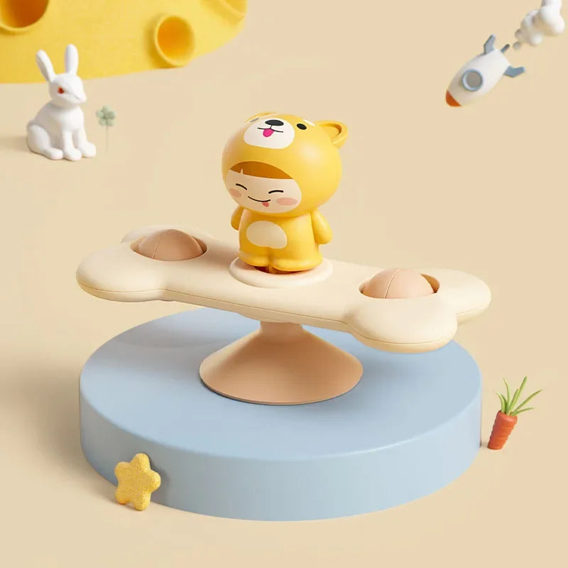 Montessori Toys for Toddlers Games Sensory Toy Funny Suction Cup Spinner