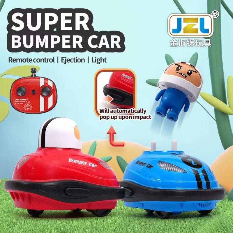 Car Pop-up Doll Crash Bounce Ejection Light Children's Remote Control Toys