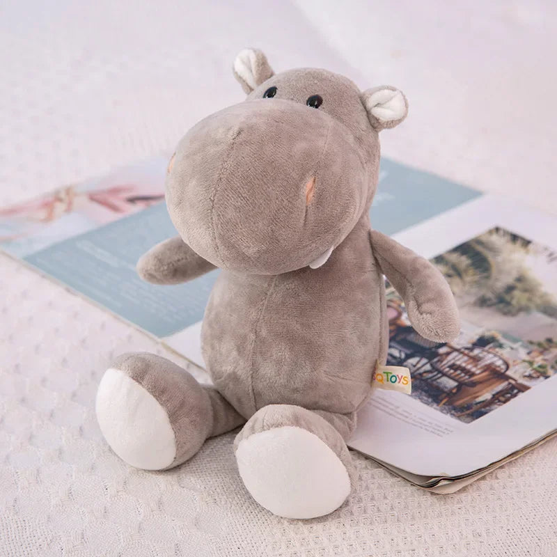 25CM Jungle Animal Plush Toys Plush Dog Zebra Elephant Lion Fox Giraffe