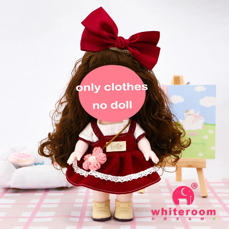 Dolls Toys Girl Doll Big Head Cute Baby Festival Gift Reborn Kids Dolls For Girls 25cm