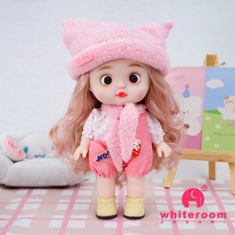 Dolls Toys Girl Doll Big Head Cute Baby Festival Gift Reborn Kids Dolls For Girls 25cm