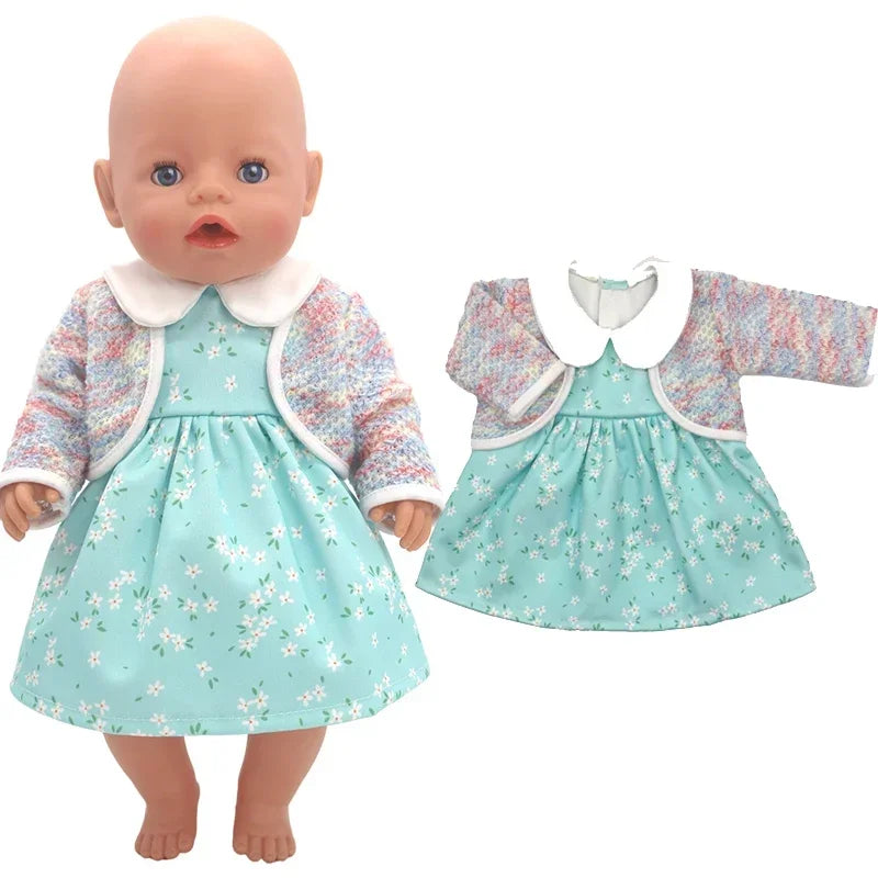 38cm Doll Clothes Pants Elephant Set for 17 Inch Doll Pajama Set Toys Wear