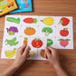 Early Montessori Education Puzzle Toys, Jigsaw Animal Color Shape cards