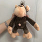 25cm Cute Jungle Animal Plush Toys Stuffed Lion Elephant Giraffe Monkey