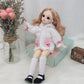 30cm Bjd Doll 12 Moveable Joints 1/6 Girl's Dress 3D Brown Eyes Toy